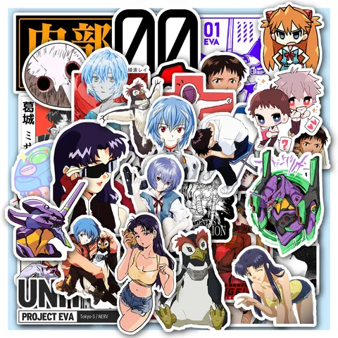 Neon Genesis Evangelion Sticker Set