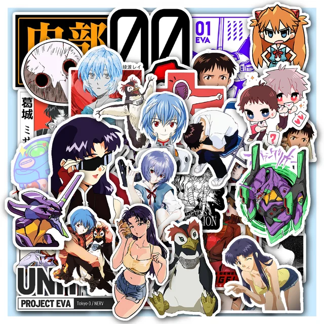 Neon Genesis Evangelion Sticker Set