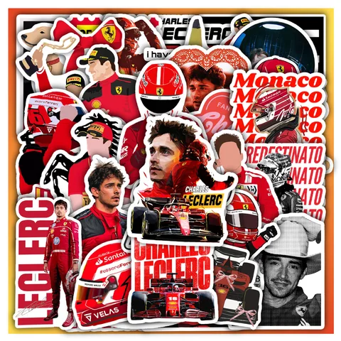 Charles Leclerc Sticker Set