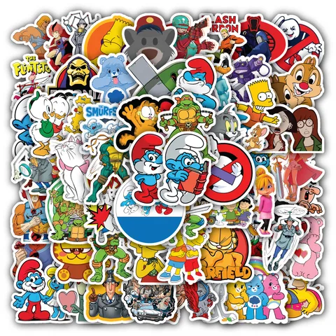80s Classic Cartoon Sticker