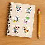 Skiing Sticker Set thumbnail 5