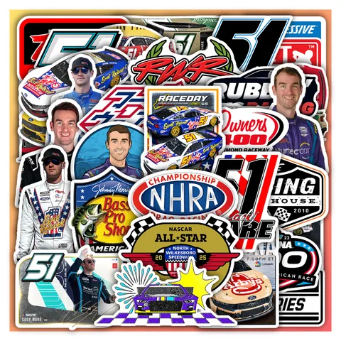 Rick Ware Racing Sticker Set