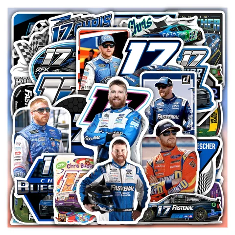 Chris Buescher Sticker Set