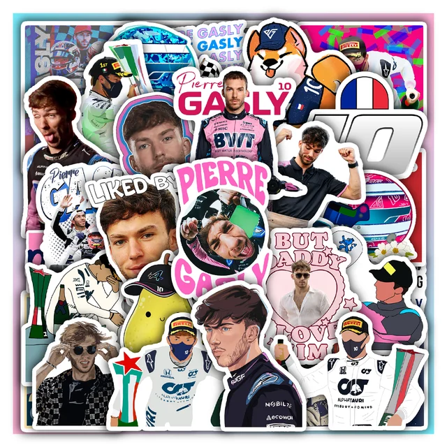 Pierre Gasly Sticker Set