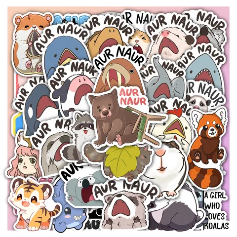 Aur Naur Cute Sticker Set
