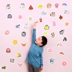 Cute Fun Stickers Pack for Girls Boys thumbnail 2