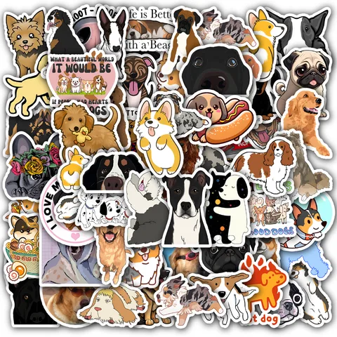 Cute Dog Sticker Set