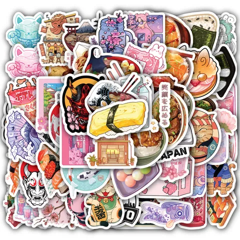 Cute Japan Aesthetic Sticker Set