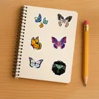 Butterfly Stickers thumbnail 5