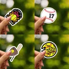 Softball Sticker Set thumbnail 2