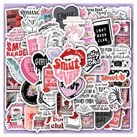 Book , Smutty Bookish Sticker Set