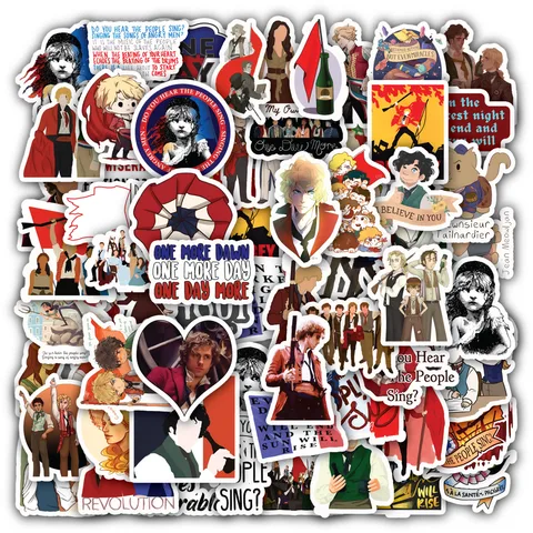 Les Miserables Sticker Set