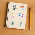 Funny Mermaid Sticker Set thumbnail 5
