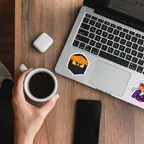 Cartoon Ninja Sticker Set thumbnail 4