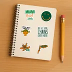 Miami Hurricane Sticker Set thumbnail 5