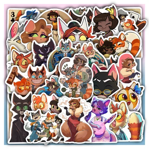 Lackadaisy Sticker Set