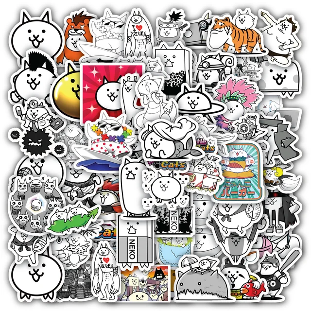 Battle Cats Sticker Set