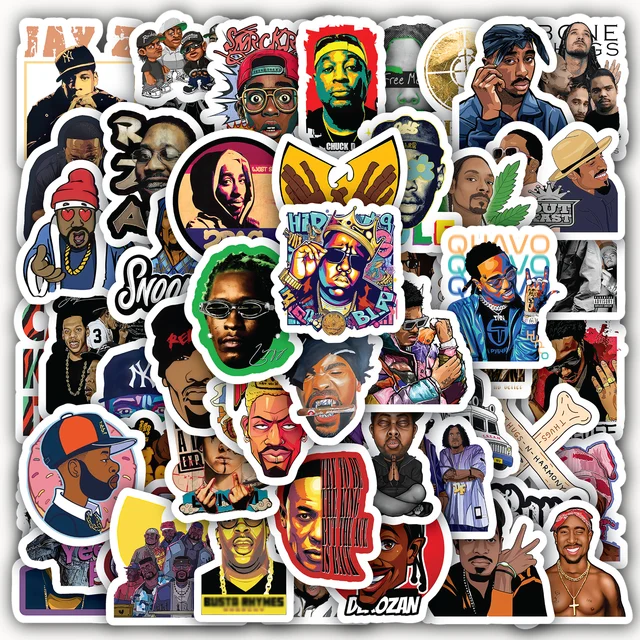 Rapper Mixed Sticker Set