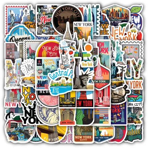 Iconic New York Sticker Set