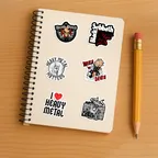 American Thrash Metal Band Sticker Set thumbnail 5
