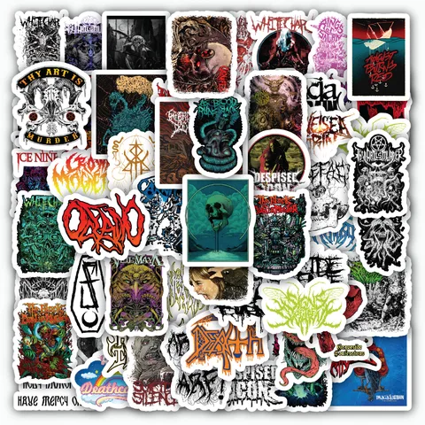Deathcore Sticker Set
