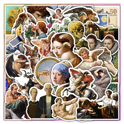 Art Famous Sticker Set