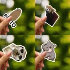 Cute Animal ,zoo Animals ,realistic Animals Sticker thumbnail 2