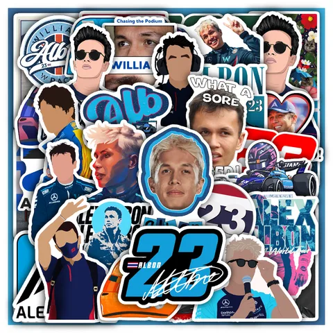 Alexander Albon Sticker Set