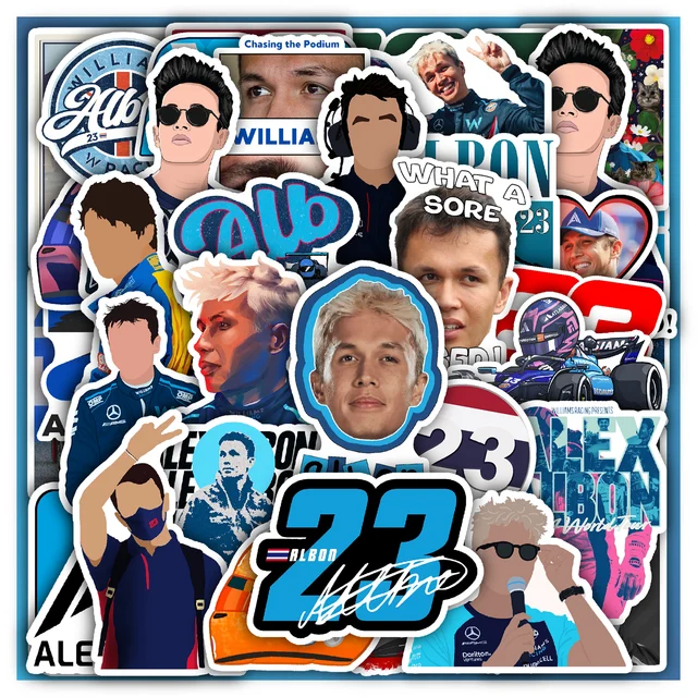 Alexander Albon Sticker Set