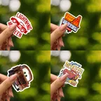 Movie Cars Sticker Set thumbnail 2