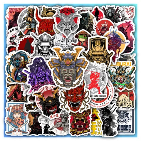Japanese Bushido Sticker Set