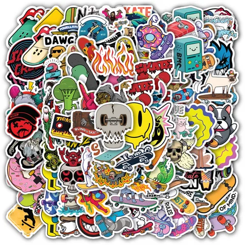 Skateboard Sticker Set