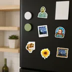 Miniatura 7 de Van Gogh the Starry Night Sunflowers Art Stickers
