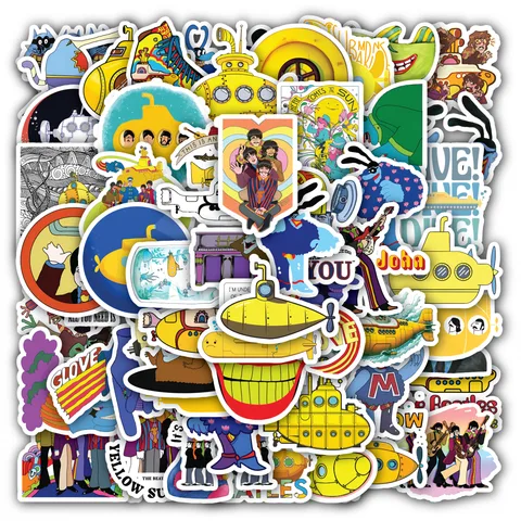 Yellow Submarine Sticker Set