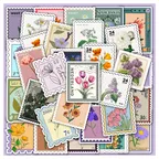 Birth Flower Stamp Sticker Set thumbnail 1