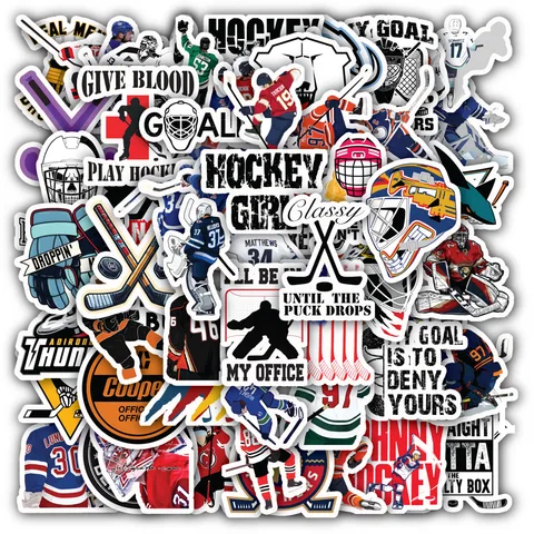 Ice Hockey Sticker Set