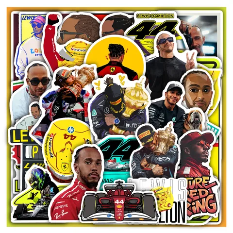 Lewis Hamilton Sticker Set