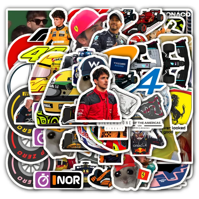 Formula 1 Sticker Set