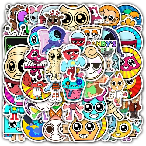 Dandy's World Sticker Set