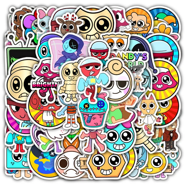 Dandy's World Sticker Set