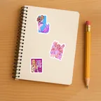 Female Pop Singer Sticker Set thumbnail 3