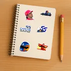 Carlos Sainz Sticker Set thumbnail 5