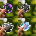 Toothless Sticker Set thumbnail 2