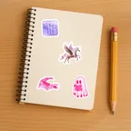 Pterosauria Preppy Sticker Set thumbnail 5