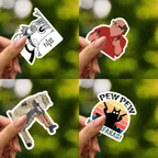 Funny Gun Sticker Set thumbnail 2