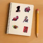 Francesco Bagnaia Sticker Set thumbnail 5