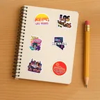 Glitzy Lasvegas Travel Sticker Set thumbnail 5