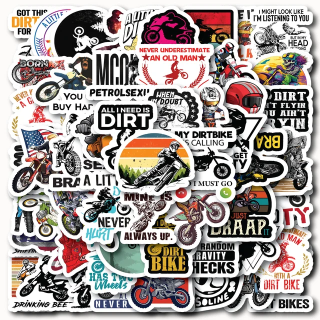 Dirt Bike Sticker Set