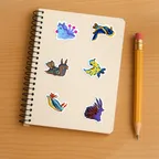 Nudibranchs Sea Slugs Sticker Set thumbnail 5