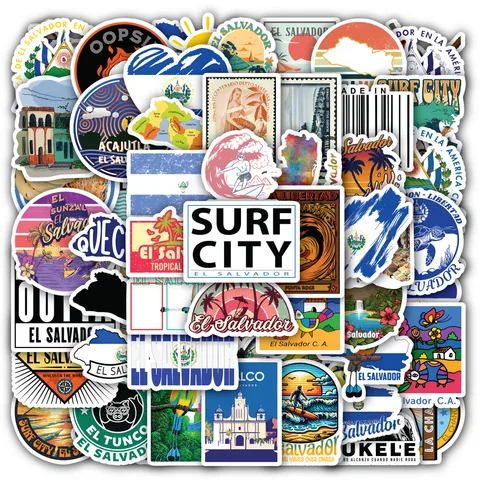 El Salvador Sticker Set